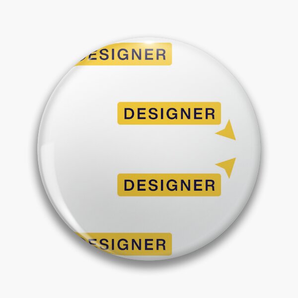 Item preview, 4 pack designer (yellow) - UX Designer | Product Designer | UI Designer Stickers designed and sold by PoshPixel.