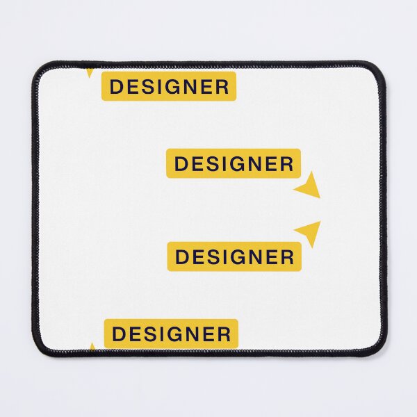 Item preview, 4 pack designer (yellow) - UX Designer | Product Designer | UI Designer Stickers designed and sold by PoshPixel.