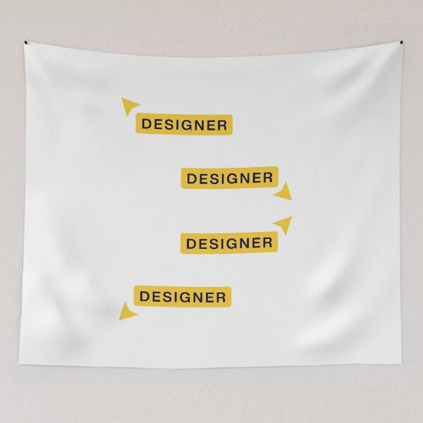 Item preview, 4 pack designer (yellow) - UX Designer | Product Designer | UI Designer Stickers designed and sold by PoshPixel.