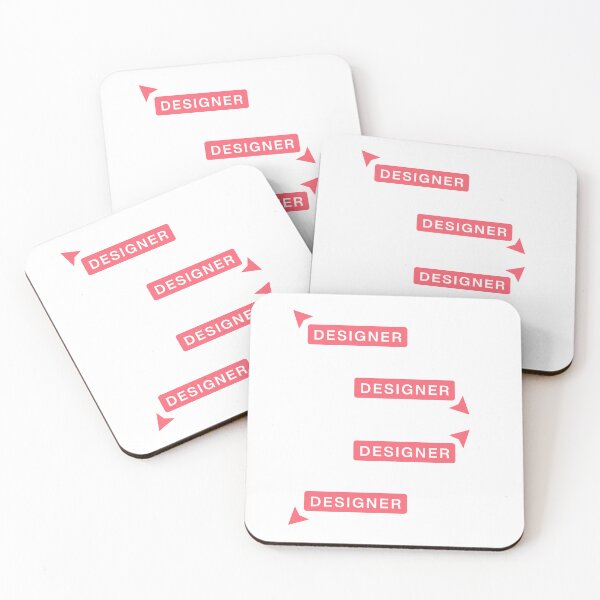 Item preview, 4 pack designer (red) - UX Designer | Product Designer | UI Designer Stickers designed and sold by PoshPixel.