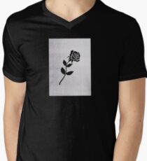 Dark Red Men's V-Neck T-Shirt