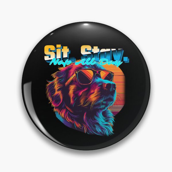 Item preview, Retro Dog Vibes designed and sold by dcarinax.