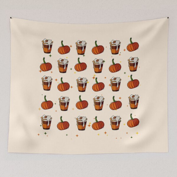 Item preview, Pumpkin Spice Latte and Pumpkin Pattern designed and sold by snidentic.