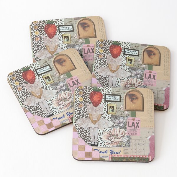 Item preview, Pink Surrealism Collage designed and sold by Gigi Larsen Creative.