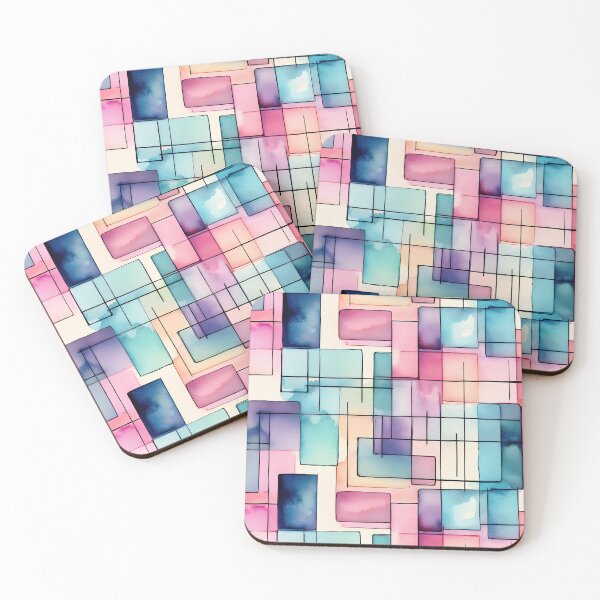 Item preview, Pop Art Pastel Rectangles designed and sold by LivelaStudio.