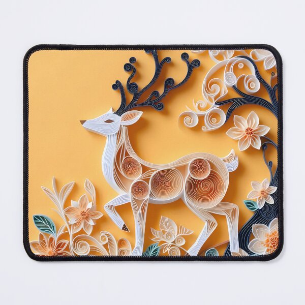 Item preview, Papercraft Yellow Deer designed and sold by Catobix.