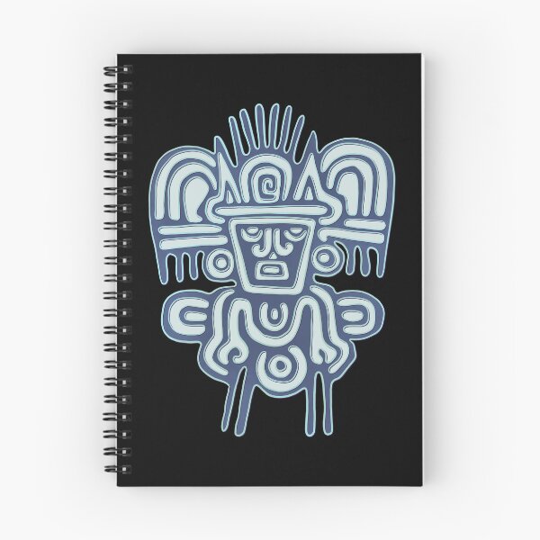Item preview, Blue fantastic human figure Mexican flat stamp  designed and sold by DaveDanchuk.