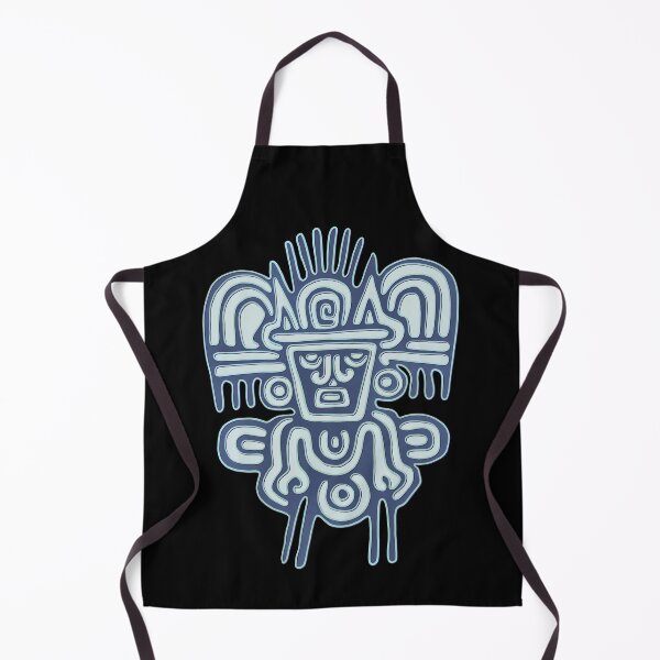 Item preview, Blue fantastic human figure Mexican flat stamp designed and sold by DaveDanchuk.