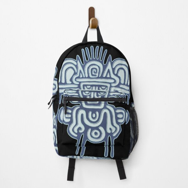 Item preview, Blue fantastic human figure Mexican flat stamp designed and sold by DaveDanchuk.