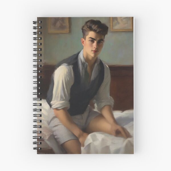 Item preview, Young man thinking on his bed - 2 designed and sold by MoodyFrames.