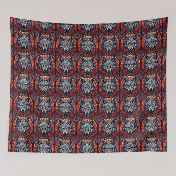 Item preview, Blue wolf designed and sold by MetallenaLux.