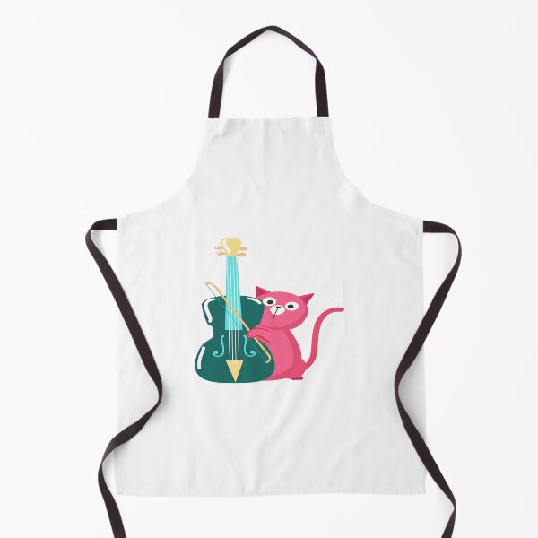 Item preview, colorful cats musicians illustration designed and sold by RubyCollection.