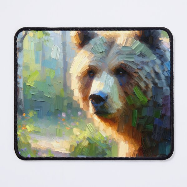 Item preview, Impressionist Bear designed and sold by GoldenPattern.