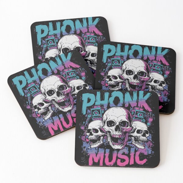 Item preview, Play Phonk Music Skulls designed and sold by MasterKlaw.