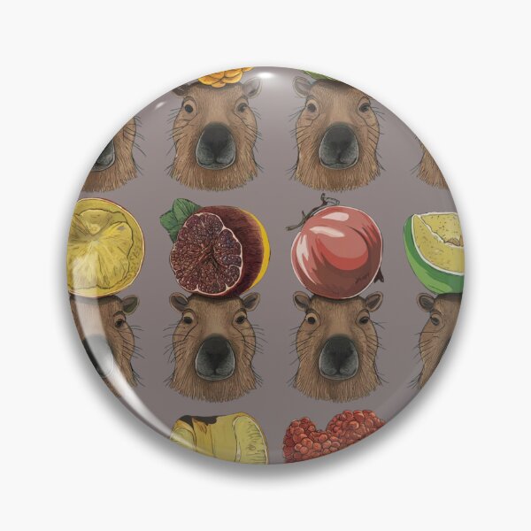 Item preview, Diseño de Capibaras y Frutas designed and sold by SixElements.