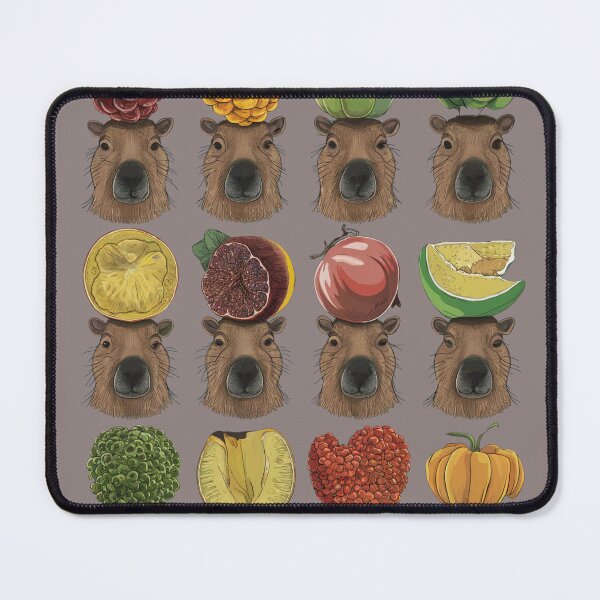 Item preview, Capybaras and Fruits Design  designed and sold by SixElements.