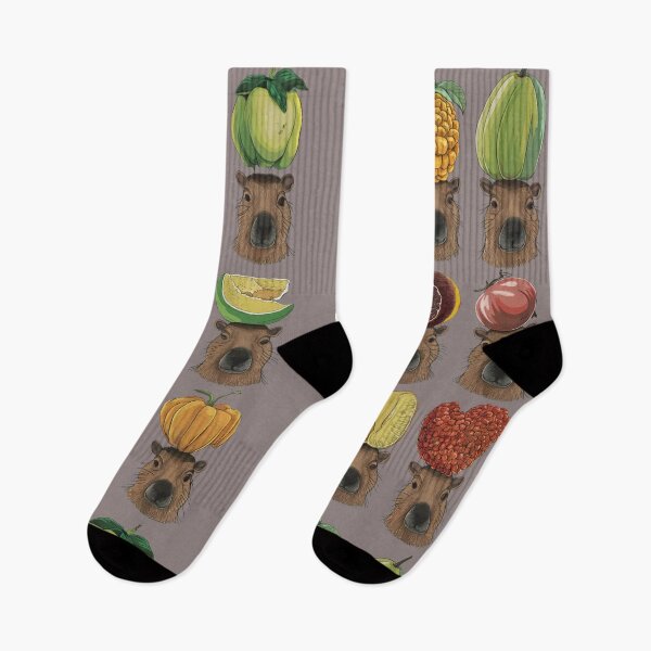 Item preview, Capybaras and Fruits Design  designed and sold by SixElements.