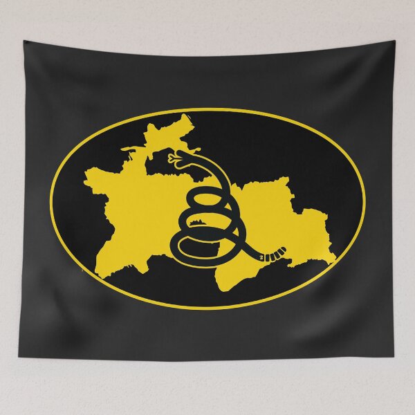 Item preview, TAJIKISTAN - Freedom Is The Superpower - Modern Gadsden Snake Flag - Dont Tread On Me design designed and sold by pelagio.