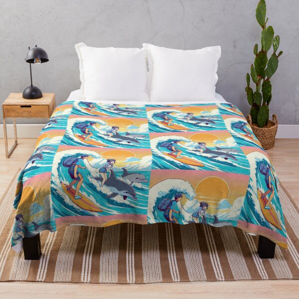 Item preview, Anime Surfing Pop Art Style designed and sold by artofuniverse.