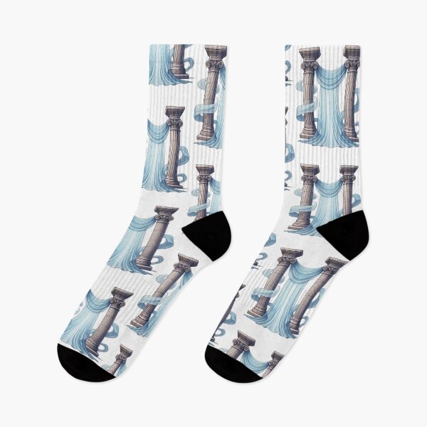 Item preview, Stone Pillars with a Blue Cloth Across Them designed and sold by kylmllr101684.