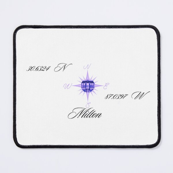 Item preview, Milton Florida Longitude and Latitude sign designed and sold by TaraPen.