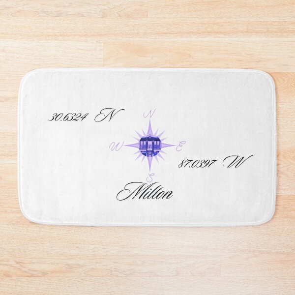 Item preview, Milton Florida Longitude and Latitude sign designed and sold by TaraPen.