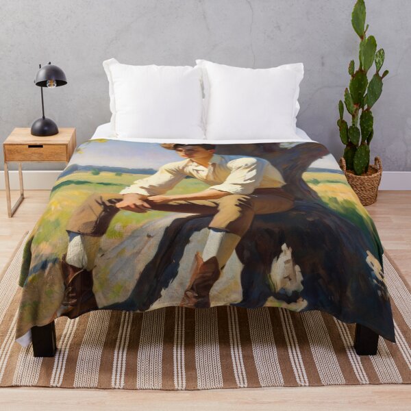 Item preview, Young man posing on a stump in the sun designed and sold by MoodyFrames.