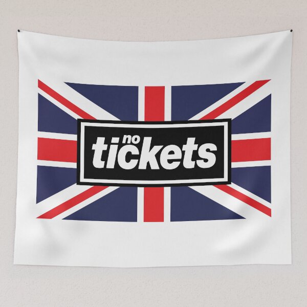 Item preview, 7 hours online and no tickets union flag designed and sold by peterdy.