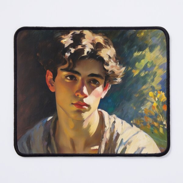 Item preview, Pensive young man posing in the sun designed and sold by MoodyFrames.