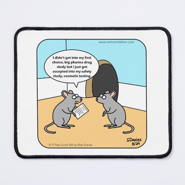 Item preview, Mouse Study Cartoon designed and sold by CartoonistSheri.