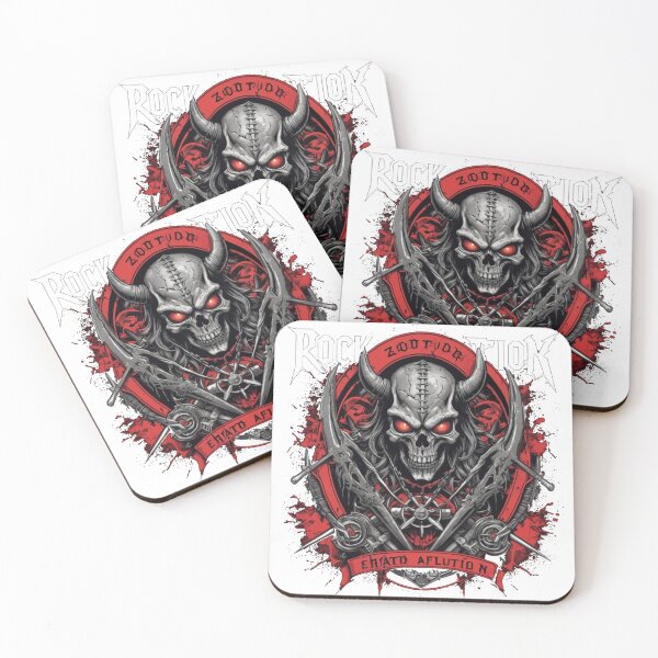 Item preview, arte de calavera roja designed and sold by DragonJake.
