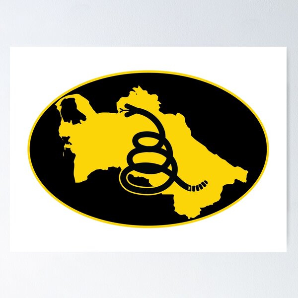 Item preview, TURKMENISTAN - Freedom Is The Superpower - Modern Gadsden Snake Flag - Dont Tread On Me design designed and sold by pelagio.