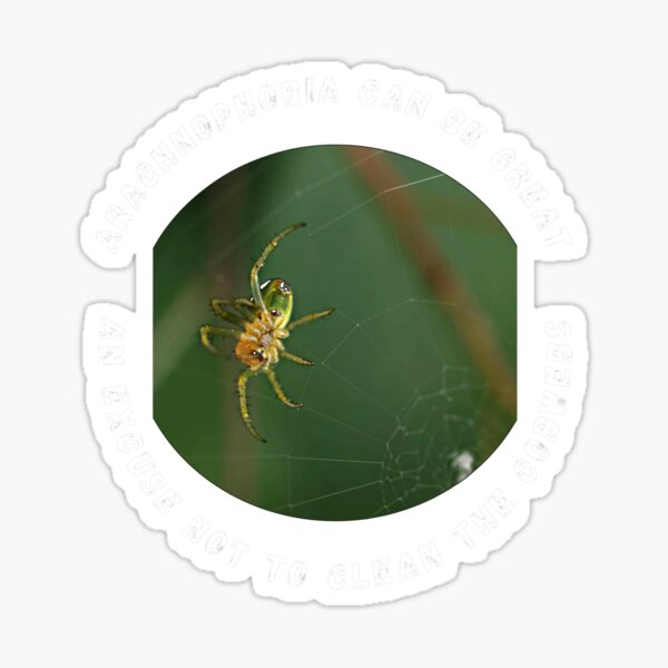 Item preview, spider green, arachnophobia, gift,humor designed and sold by dankazzz.