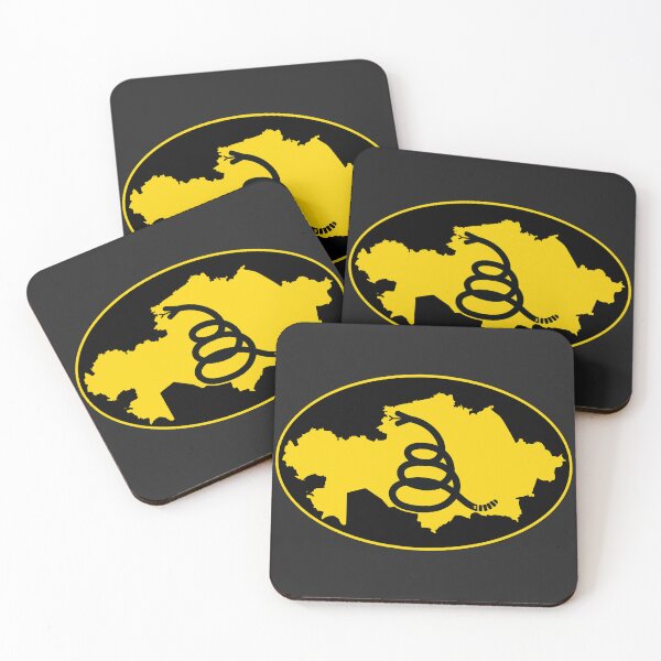 Item preview, KAZAKHSTAN - Freedom Is The Superpower - Modern Gadsden Snake Flag - Dont Tread On Me design designed and sold by pelagio.