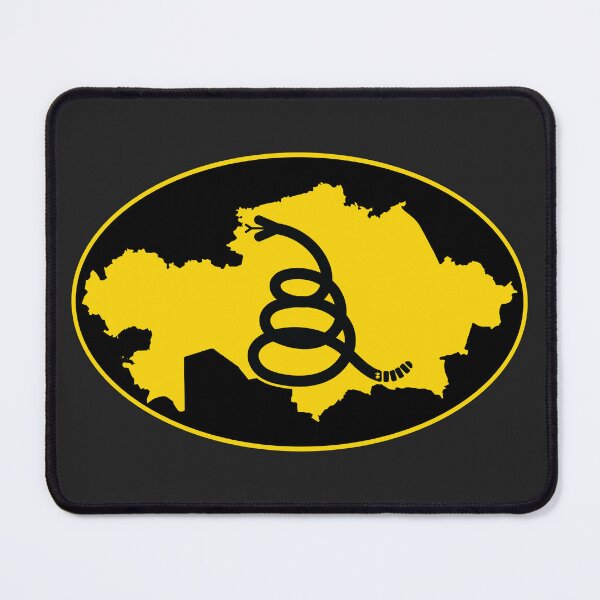 Item preview, KAZAKHSTAN - Freedom Is The Superpower - Modern Gadsden Snake Flag - Dont Tread On Me design designed and sold by pelagio.