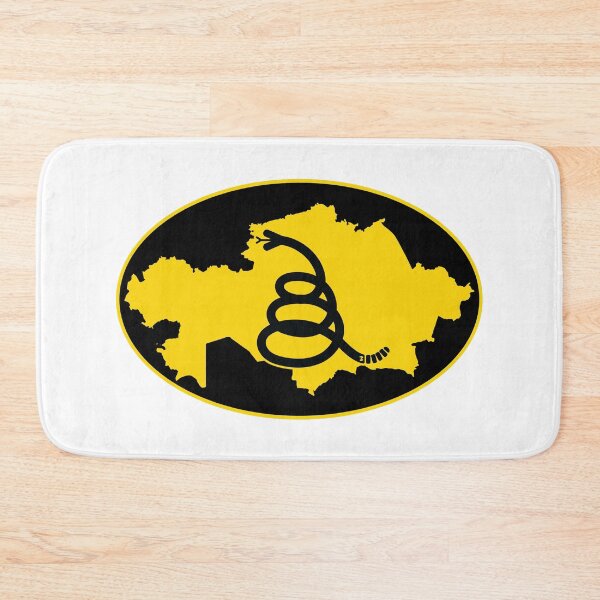 Item preview, KAZAKHSTAN - Freedom Is The Superpower - Modern Gadsden Snake Flag - Dont Tread On Me design designed and sold by pelagio.