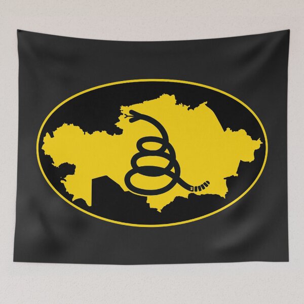 Artikelvorschau, KASACHSTAN – Freiheit ist die Supermacht – Moderne Gadsden-Schlangenflagge – Don’t Tread On Me-Design entworfen und verkauft von pelagio.