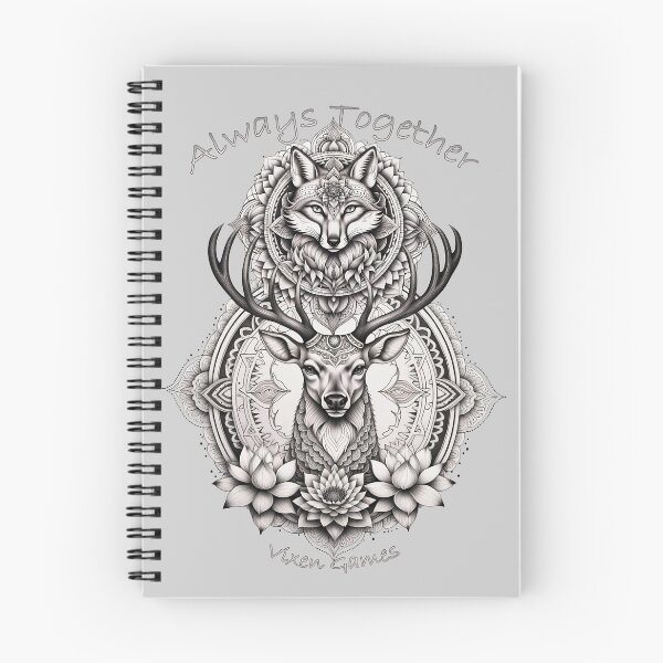 Item preview, Always Together Vixen And Stag Mandala Magic designed and sold by Vixen-Games.