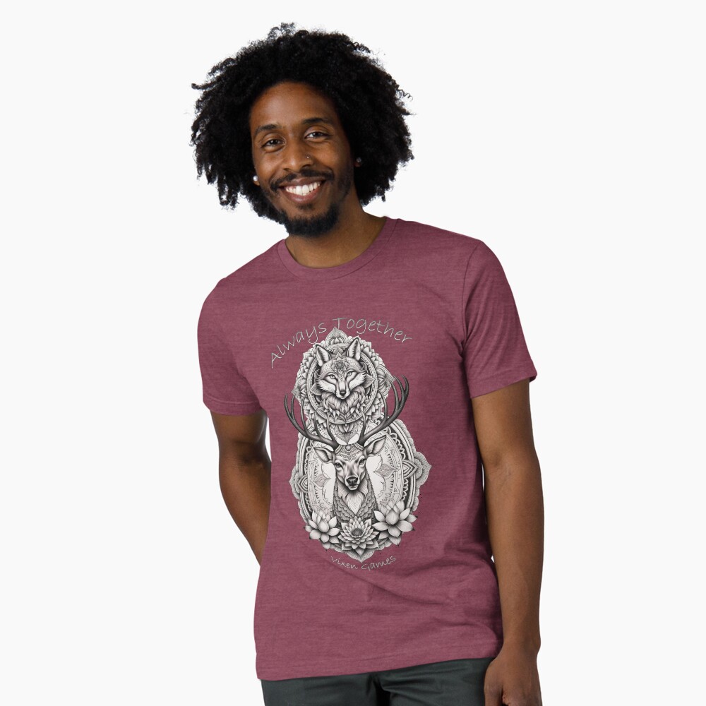 Item preview, Tri-blend T-Shirt designed and sold by Vixen-Games.
