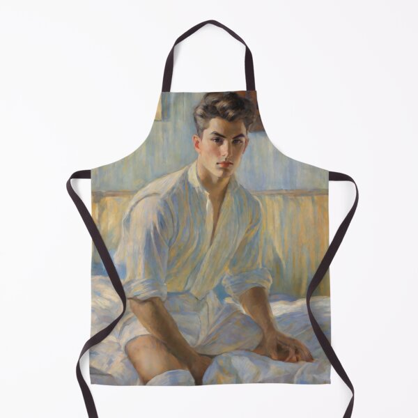 Item preview, Young man thinking on his bed - 4 designed and sold by MoodyFrames.