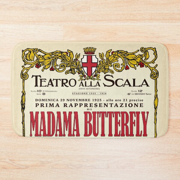 Item preview, Vintage-Style La Scala Madame Butterfly Opera Poster designed and sold by travelwitheric.