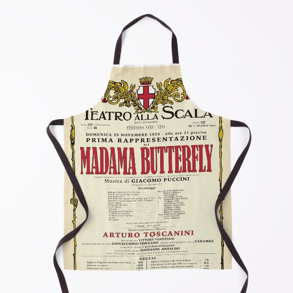Item preview, Vintage-Style La Scala Madame Butterfly Opera Poster designed and sold by travelwitheric.