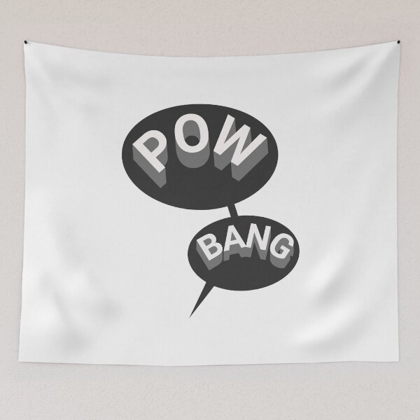 Item preview, POW BANG Super hero designed and sold by Wit & Wear Company.