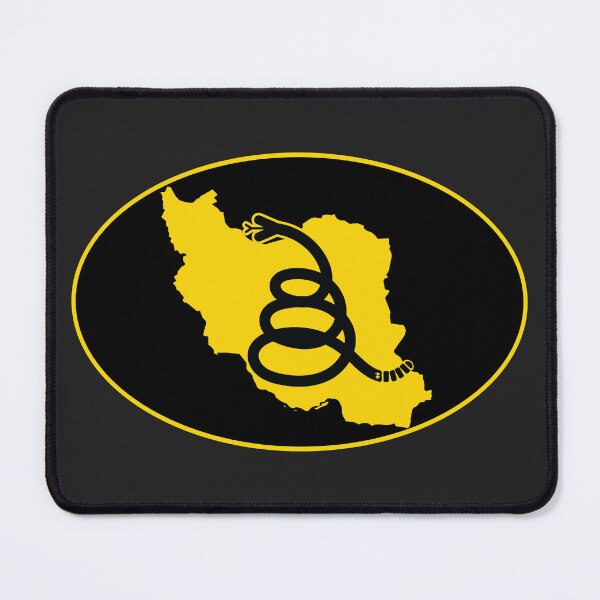 Item preview, IRAN - Freedom Is The Superpower - Modern Gadsden Snake Flag - Dont Tread On Me design designed and sold by pelagio.