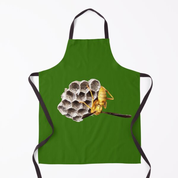 Item preview, Yellow paper wasp on nest with eggs designed and sold by Creative Endeavors ..