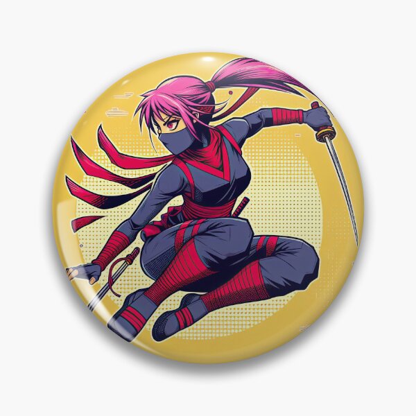Item preview, Kunoichi Ninja Pop Art Style designed and sold by artofuniverse.