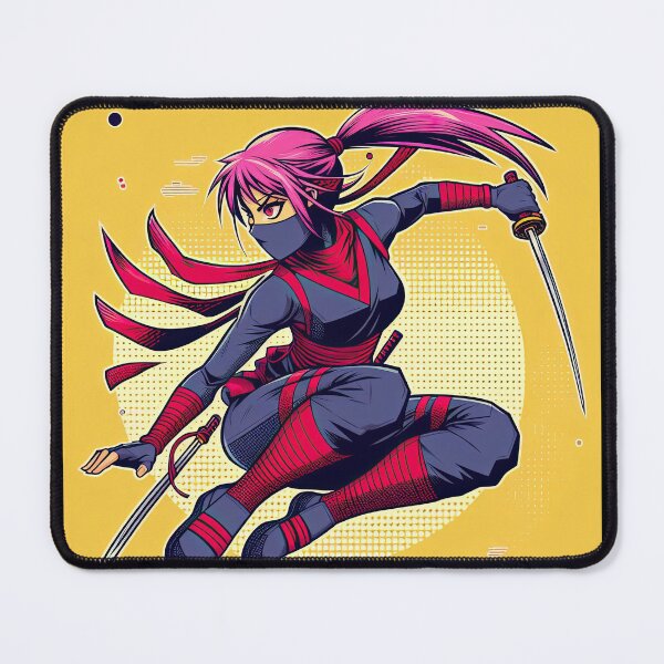 Item preview, Kunoichi Ninja Pop Art Style designed and sold by artofuniverse.