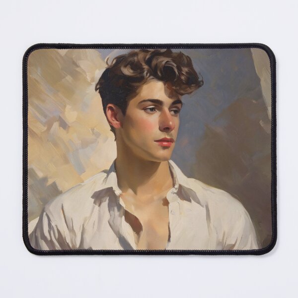 Item preview, Pensive young man posing - 2 designed and sold by MoodyFrames.