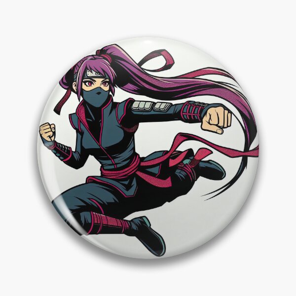 Item preview, Kunoichi Ninja Pop Art Style designed and sold by artofuniverse.