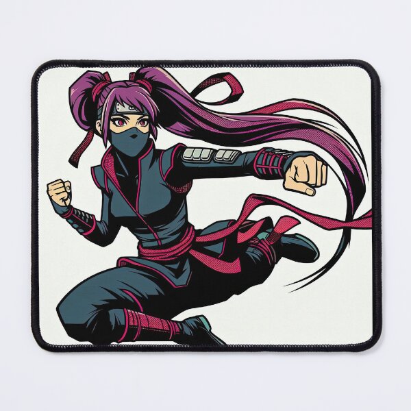 Item preview, Kunoichi Ninja Pop Art Style designed and sold by artofuniverse.